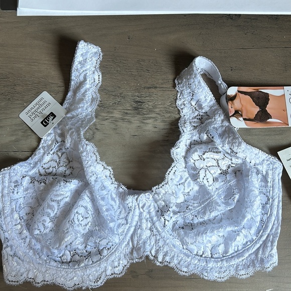 René Rofé white lace bra 36D NWT - Picture 3 of 8